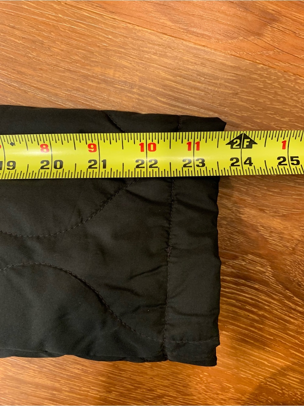J CREW FACTORY City Puffer Coat Women's S Black Quilted Pockets Gold Details - Picture 13 of 14